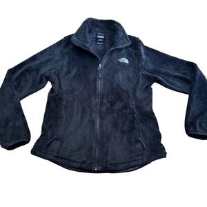 The North Face Fleece Jacket Full Zip‎ Womens M/M Black Soft Cozy